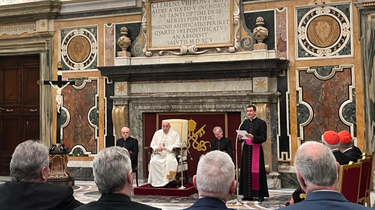 Papst Franziskus an das Dikasterium für die Evangelisierung: "Arbeitet, damit aus dem Jubiläum die Kraft der Hoffnung erwächst"