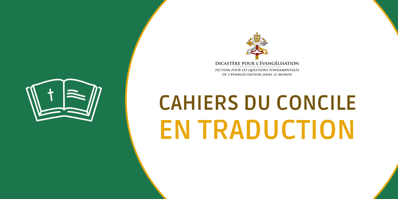 Couvertures des "Cahiers du Concile