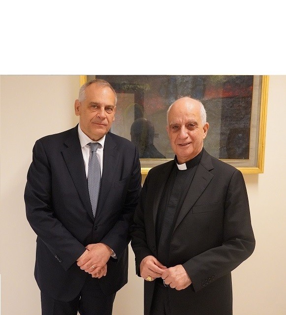 Il nuovo Prefetto di Roma in visita a S.E. Mons. Fisichella in vista del Giubileo 2025