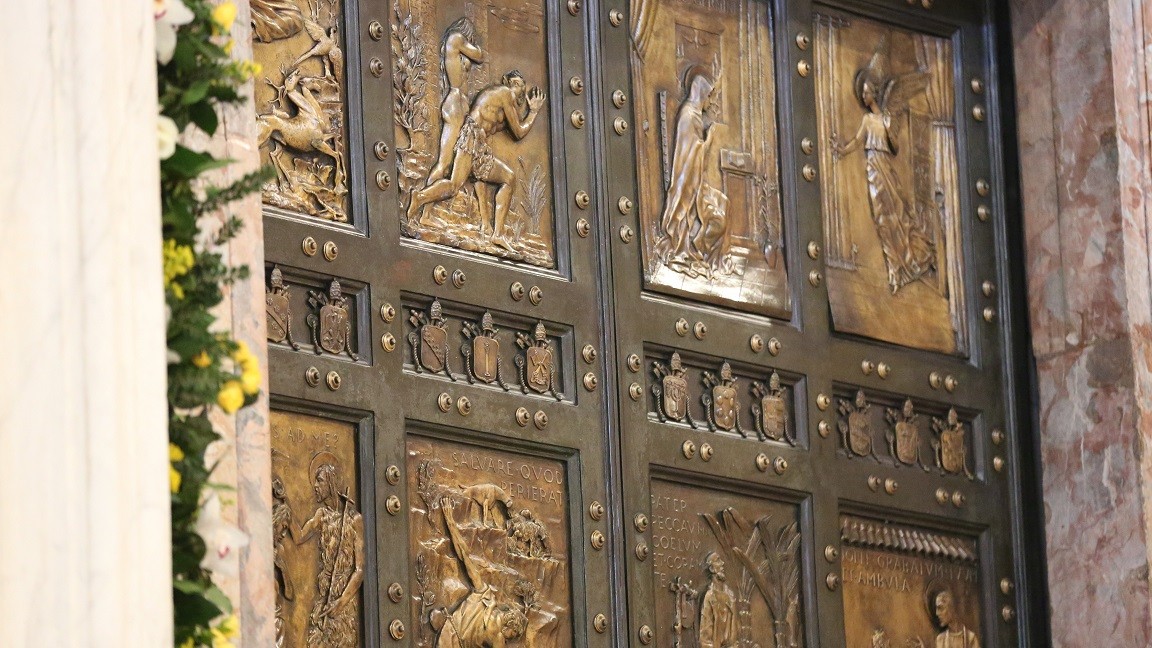 didascalia: Porta Santa di San Pietro