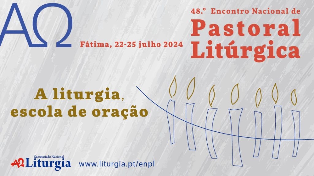  LEGENDA DA IMAGEM: Cartaz do Encontro "A liturgia, escola de oração"