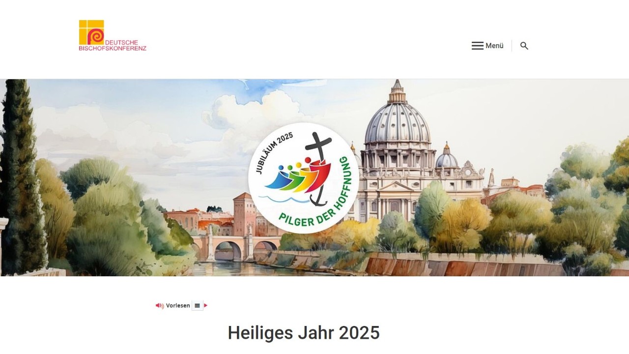  The new Jubilee website of the German Episcopal Conference is now online