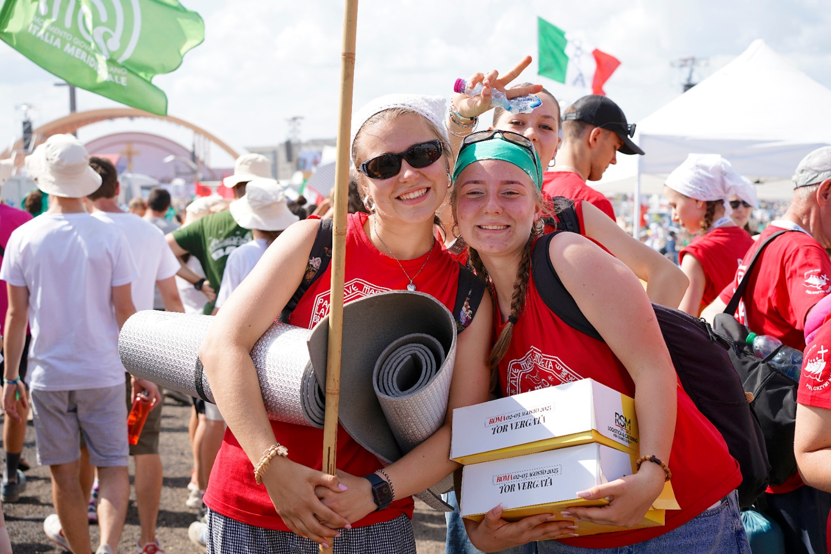 Young people at Tor Vergata