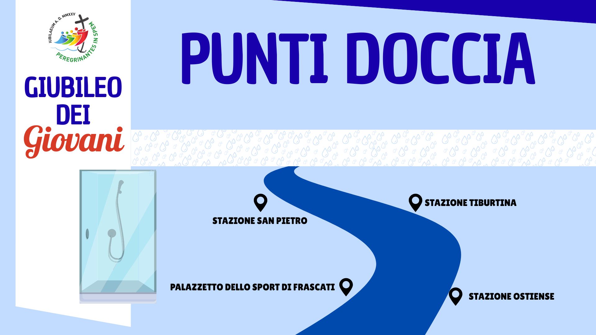 Puntos de duchas de la Protección Civil 