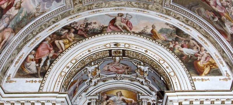 DIDASCALIA DELLA FOTO: Particolare degli affreschi della Chiesa di San Giovanni Battista a Crema